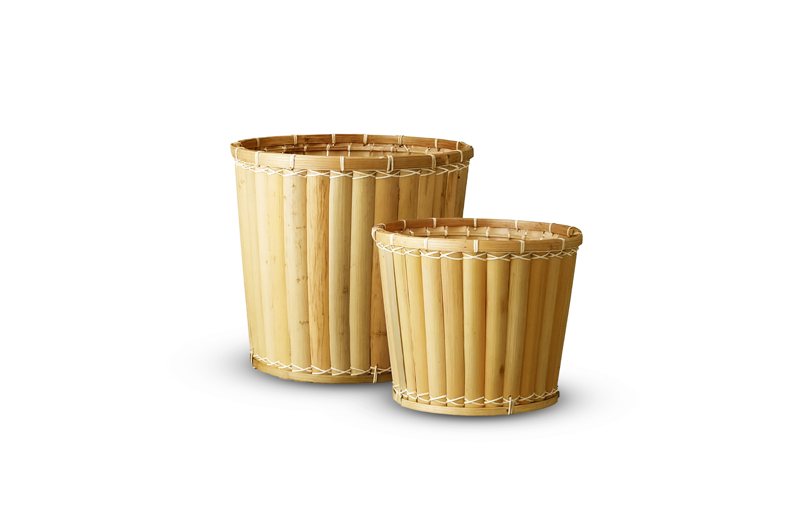 Bamboo Vas/Planter - Gambar 4