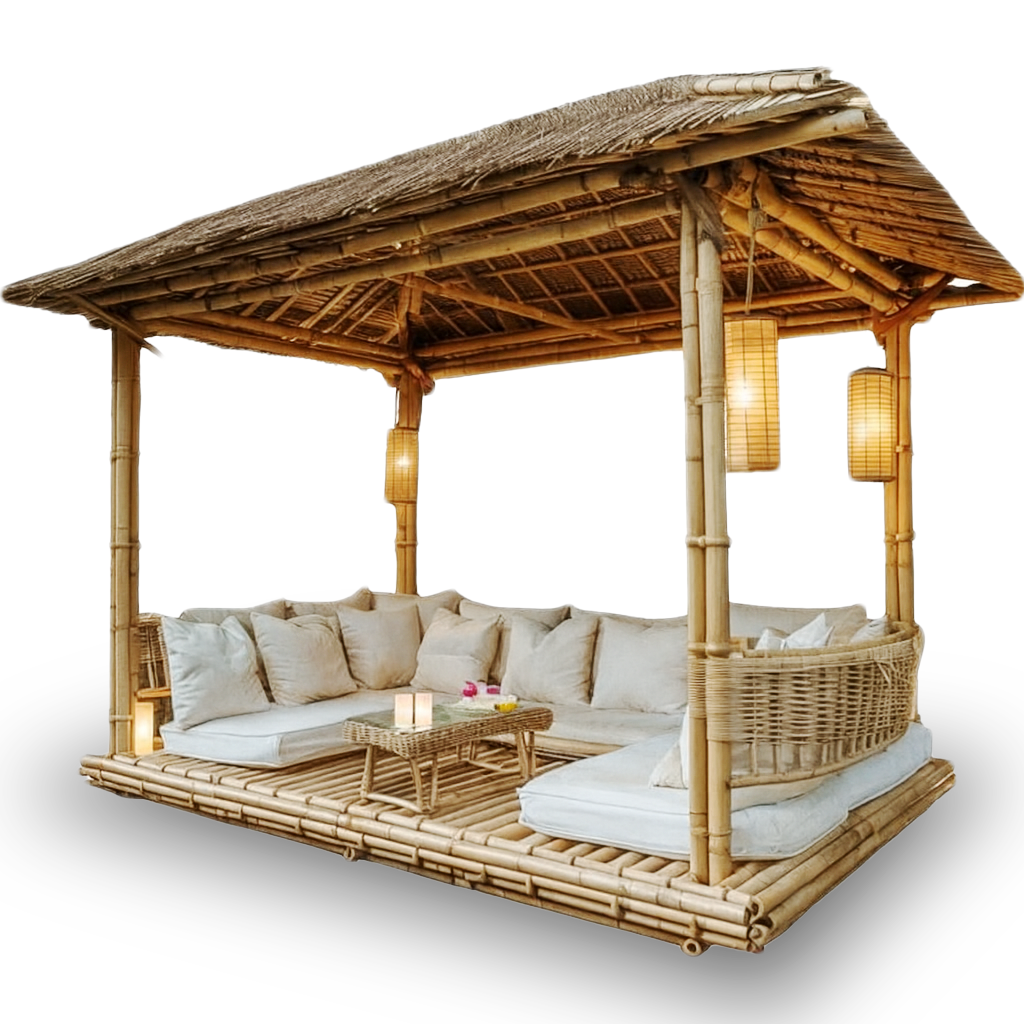 Bamboo Gazebo - Gambar 2